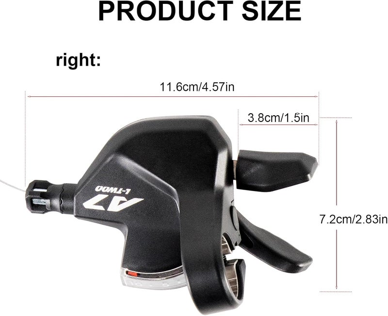 Chooee Bike Shifter Lever 3x10 Speed for Shimano/Sram,Mountain Bike Shift Lever for MTB - Image 2